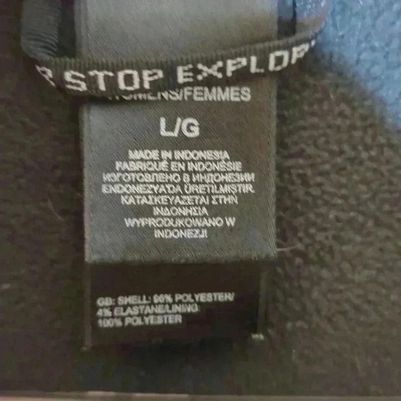 The North Face, black jacket, large - Picture 4 of 9